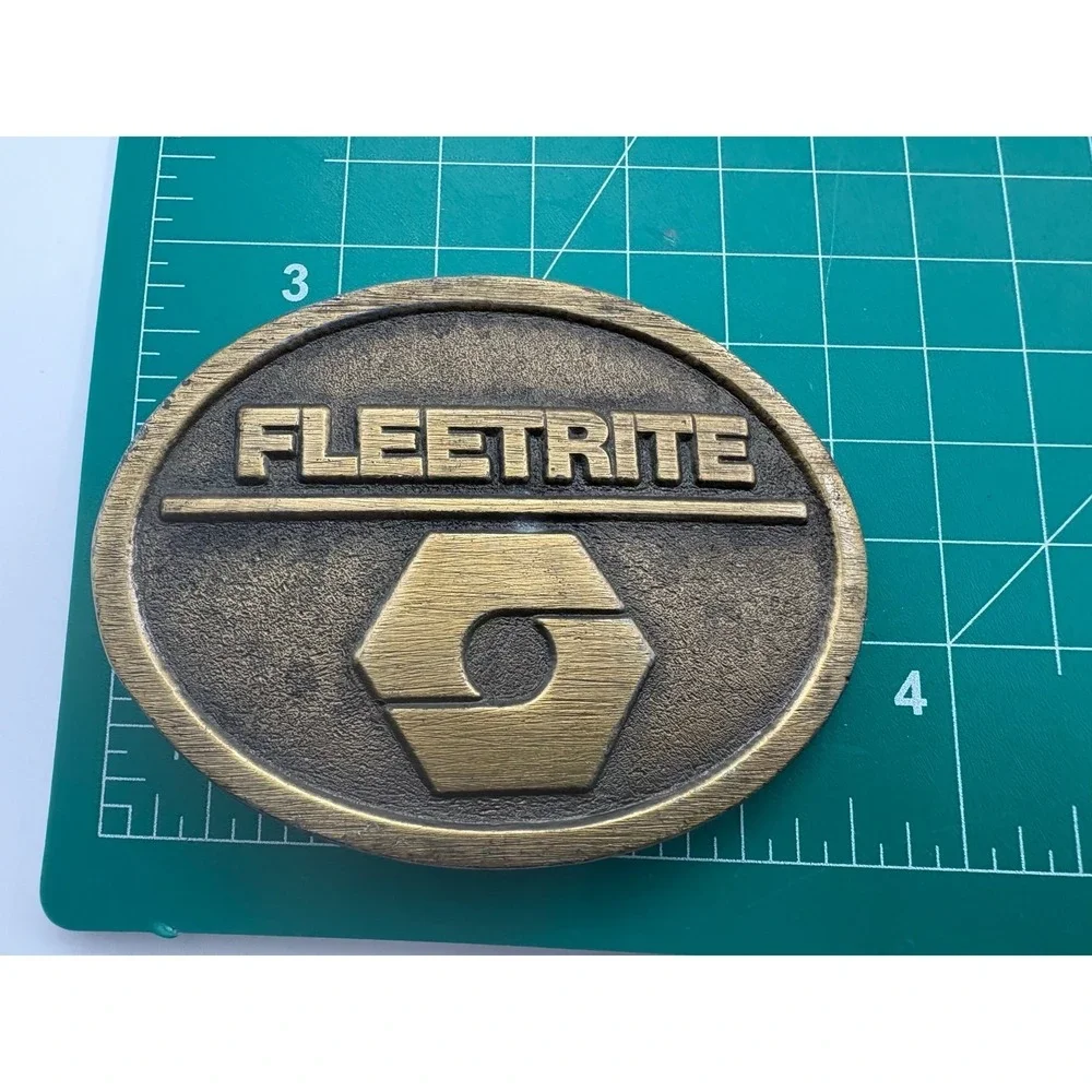 Vintage Fleetrite International Harvester‎ Belt Buckle OEM Parts Rockford IL